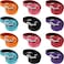 Vicenpal 12 Pcs Double Sided Reflective Dog Leash with Soft Padded Handle Bulk Nylon Animal Leashes for Medium and Large Dogs Heavy Duty Animal Leash for Walking Training 6 Colors5 ftCute Colors