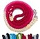 Sier Rose Pink 5ft Ombre Cotton Rope Dog Leash
