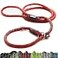 Friends Forever Extremely Durable Dog Rope Leash Premium Quality Training Slip Lead Reflective Thick Heavy Duty Sturdy No Pull Comfortable For The Strong Large Medium Small Pets 6 feet Red