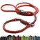 Friends Forever Extremely Durable Dog Rope Leash Premium Quality Training Slip Lead Reflective Thick Heavy Duty Sturdy No Pull Comfortable For The Strong Large Medium Small Pets 6 feet Red