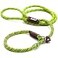 Friends Forever Extremely Durable Dog Rope Leash Premium Quality Training Slip Lead Reflective Thick Heavy Duty Sturdy No Pull Comfortable For The Strong Large Medium Small Pets 6 feet Green