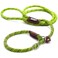 Friends Forever Extremely Durable Dog Rope Leash Premium Quality Training Slip Lead Reflective Thick Heavy Duty Sturdy No Pull Comfortable For The Strong Large Medium Small Pets 6 feet Green
