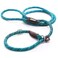 Friends Forever Extremely Durable Dog Rope Leash Premium Quality Training Slip Lead Reflective Thick Heavy Duty Sturdy No Pull Comfortable For The Strong Large Medium Small Pets 6 feet Blue