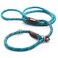 Friends Forever Extremely Durable Dog Rope Leash Premium Quality Training Slip Lead Reflective Thick Heavy Duty Sturdy No Pull Comfortable For The Strong Large Medium Small Pets 6 feet Blue