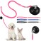 Frienda 4 Pcs Dog Bathing Tether with Suction Cup Cat Restraint for Bathing Dog Grooming Tub Restraint Loops Adjustable Cat Fixed Safety Rope for Pet Shower Grooming HelperBlue Black Pink