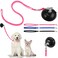 Frienda 4 Pcs Dog Bathing Tether with Suction Cup Cat Restraint for Bathing Dog Grooming Tub Restraint Loops Adjustable Cat Fixed Safety Rope for Pet Shower Grooming HelperBlue Black Pink