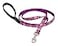 LupinePet Originals 12 Rose Garden 6Foot Padded Handle Leash for Small Pets