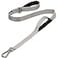 PetiFine 4FT Heavy Duty Dog Leash with Soft Padded Double Handle Durable Strong Clasp Dog Leashes Reflective Nylon Walking Lead for LargeMediumSmall Breed Dogs Grey