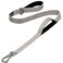 PetiFine 4FT Heavy Duty Dog Leash with Soft Padded Double Handle Durable Strong Clasp Dog Leashes Reflective Nylon Walking Lead for LargeMediumSmall Breed Dogs Grey