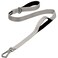 PetiFine 4FT Heavy Duty Dog Leash with Soft Padded Double Handle Durable Strong Clasp Dog Leashes Reflective Nylon Walking Lead for LargeMediumSmall Breed Dogs Grey