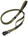 TINMARDA Heavy Duty Dog Leash with 2 Padded Handles Advanced Easy Metal Clip 46FT Shock Absorbing No Pull Dog Leashes for Medium Large Dogs that Pull Army Green