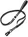 TINMARDA Heavy Duty Dog Leash 46FT Shock Absorbing Dog Leashes with Traffic Handle and Comfortable Padded Handles Advanced Easy Metal Clip No Pull Reflective Leash for Medium Large Dogs that Pull Blac
