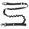 Wolf Tactical Bungee Dog Leash Heavy Duty No Pull Leash for Large Dogs Black