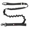 Wolf Tactical Bungee Dog Leash Heavy Duty No Pull Leash for Large Dogs Black