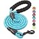 BAAPET 2456 FT Dog Leash with Comfortable Padded Handle and Highly Reflective Threads for Small Medium and Large Dogs 5FT12 Blue