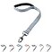 Cyclpet Premium 18 Inches Nylon Short Leash with Soft Nylon and Comfortable Padded Handle for Large Medium Breed Dogs Daily Use JoggingWalkingTraining etc18 Inches Ultimate Grey