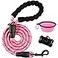 BARKBAY Dog Leashes for Large Dogs Heavy Duty Dog Leash 456 FT with Comfortable Padded Handle and Highly Reflective Threads for Medium Large Dogs Walking Training Running 5FT12Pink