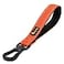 PLUTUS PET 10 Short Dog Leash Reflective Nylon Padded Handle Strong Traffic Leash with Carabiner Clip Perfect for Large or Medium Dogs10Orange