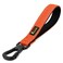 PLUTUS PET 10 Short Dog Leash Reflective Nylon Padded Handle Strong Traffic Leash with Carabiner Clip Perfect for Large or Medium Dogs10Orange