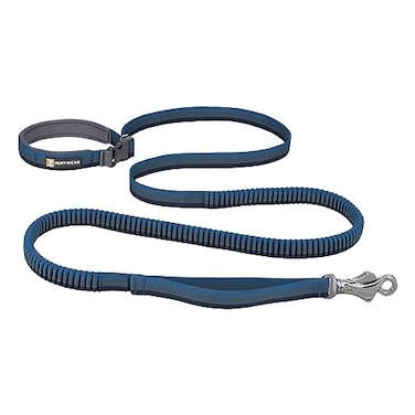 Ruffwear Roamer Bungee Dog Leash for Running Biking or Hiking Can be Used HandHeld or HandsFree Orion Blue 557