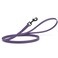 Dogline Biothane Waterproof Dog Leash Strong Coated Nylon Webbing with Black Hardware OdorProof Easy to Clean High Performance for Small or Large Dogs Made in USA 4 or 6 ft Lead Violet Purple