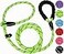 BOOEUDI 6 FT Dog Leash Heavy Duty Rope Dog Leashes Strong Training Dogs Leash with Comfortable Padded Handle and Highly Reflective Threads for Small Medium and Large Dogs Green