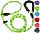 BOOEUDI 6 FT Dog Leash Heavy Duty Rope Dog Leashes Strong Training Dogs Leash with Comfortable Padded Handle and Highly Reflective Threads for Small Medium and Large Dogs Green