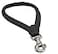 Dogs My Love Round Genuine Rolled Leather Dog Short Traffic Leash 13 Long 12 Diam Lead Black