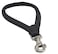 Dogs My Love Round Genuine Rolled Leather Dog Short Traffic Leash 13 Long 12 Diam Lead Black
