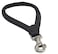 Dogs My Love Round Genuine Rolled Leather Dog Short Traffic Leash 13 Long 12 Diam Lead Black