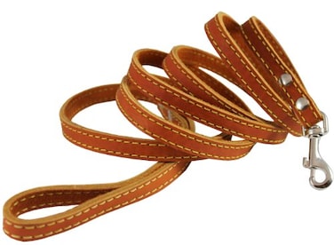 Dogs My Love Genuine Thick Leather Classic Dog Leash 12 Wide 6 Ft Small Breeds