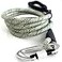 Enthusiast Gear Heavy Duty Dog Leash with 1100LB Rated Locking Carabiner 6FT ClimbingInspired Reflective Rope Leash for Large Medium Dogs that Pull Padded Handle Green