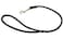 Dogs My Love Round Genuine Rolled Leather Dog Short Leash 24 Long 38 Wide Black for Medium Breeds