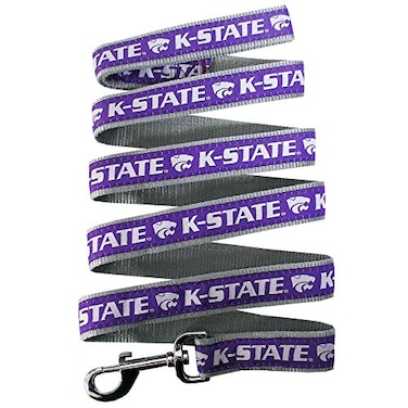 Pets First NCAA PET Leash Large Kansas State Wildcats Dog Leash Shiny Colorful Leash for Dogs Cats Licensed by The NCAA