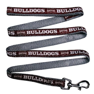 Pets First NCAA PET Leash Medium Mississippi State Bulldogs Dog Leash Shiny Colorful Leash for Dogs Cats Licensed by The NCAA