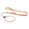 HowGo Slip Lead Dog Leash with Padded Handles Lightweight Dog Training Leash with 360Swivel AntiTangle HeavyDuty Lead and Collar for Large Medium and Small NoPull Walking Orange 50FT