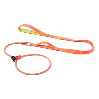 HowGo Slip Lead Dog Leash with Padded Handles Lightweight Dog Training Leash with 360Swivel AntiTangle HeavyDuty Lead and Collar for Large Medium and Small NoPull Walking Orange 50FT
