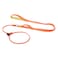 HowGo Slip Lead Dog Leash with Padded Handles Lightweight Dog Training Leash with 360Swivel AntiTangle HeavyDuty Lead and Collar for Large Medium and Small NoPull Walking Orange 50FT
