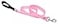 LupinePet Dog Leash by Lupine in 1 Wide Pink 4Foot Long with Padded Handle