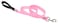 LupinePet Dog Leash by Lupine in 1 Wide Pink 4Foot Long with Padded Handle