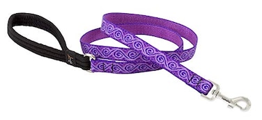 LupinePet Originals 34 Jelly Roll 6Foot Padded Handle Leash for Medium and Larger Dogs