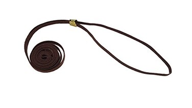 Resco Professional CordoHyde Show Lead with Brass Fastner 316Inch Wide x 56Inch Long Tan