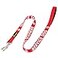 Plutus Pet Service Dog Leash with Soft Neoprene Padded HandlePrinted in Large Letters on Both Sides4ft LongRed1 Wide for Large Dogs