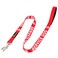 Plutus Pet Service Dog Leash with Soft Neoprene Padded HandlePrinted in Large Letters on Both Sides4ft LongRed1 Wide for Large Dogs