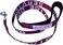 Albcorp Service Dog Leash Embroidered with Padded Neoprene Handle and Reflective Threads 4 Feet for Harnesses Vests or Collars Maroon