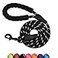 Panykoo 56 FT Strong Pet Dog Leash with Soft Padded HandleHighly Reflective Rope for Night Walking360Degree Rotating Metal Buckle Without TanglesSuitable for SmallMedium and Large Dogs6ft