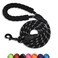 Panykoo 56 FT Strong Pet Dog Leash with Soft Padded HandleHighly Reflective Rope for Night Walking360Degree Rotating Metal Buckle Without TanglesSuitable for SmallMedium and Large Dogs6ft