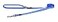 Rogz Reflective Dog Leash for Medium Dogs 58 wide 6 long Blue