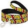 Buckle-Down Dog Leash Taco Man 4 Feet Long 05 Inch Wide