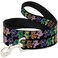 Buckle-Down BuckleDown Pet Leash Dancing Bears BlackMulti Color 4 Feet Long 15 Wide